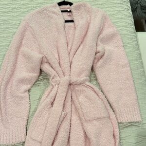 SKIMS Pink Cozy Robe
